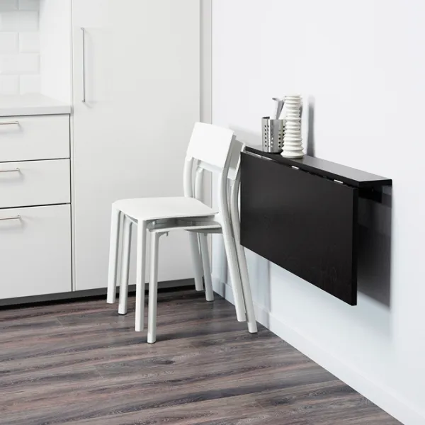 Masă de bucătărie pliabilă Ikea Bjursta PAL/ Black photo 4