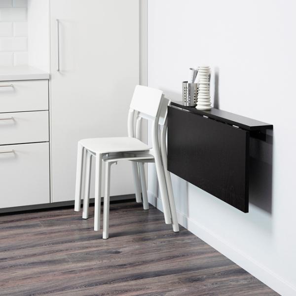 Masă de bucătărie pliabilă Ikea Bjursta PAL/ Black photo 4