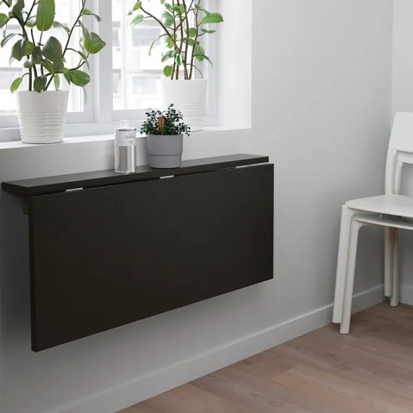 Masă de bucătărie pliabilă Ikea Bjursta PAL/ Black photo 5