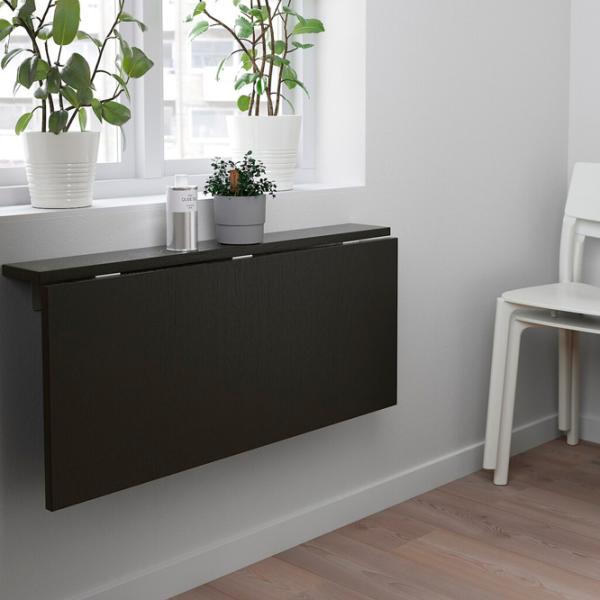 Masă de bucătărie pliabilă Ikea Bjursta PAL/ Black photo 5