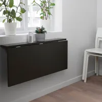 Masă de bucătărie pliabilă Ikea Bjursta PAL/ Black photo 5