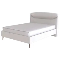 Кровать Dogtas Milena 160 x 200 см / Массив / Белый