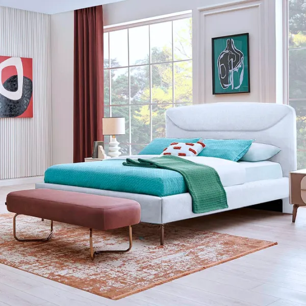 Кровать Dogtas Milena 160 x 200 см / Массив / Белый photo 4