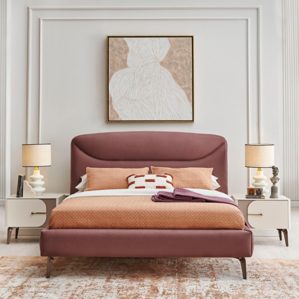 Кровать Dogtas Milena 180 x 200 см / Массив / Красный photo 2