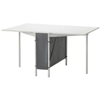 Masă de bucătărie extensibilă Ikea Kallhall PAL/ White