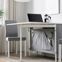 Masă de bucătărie extensibilă Ikea Kallhall PAL/ White photo 2