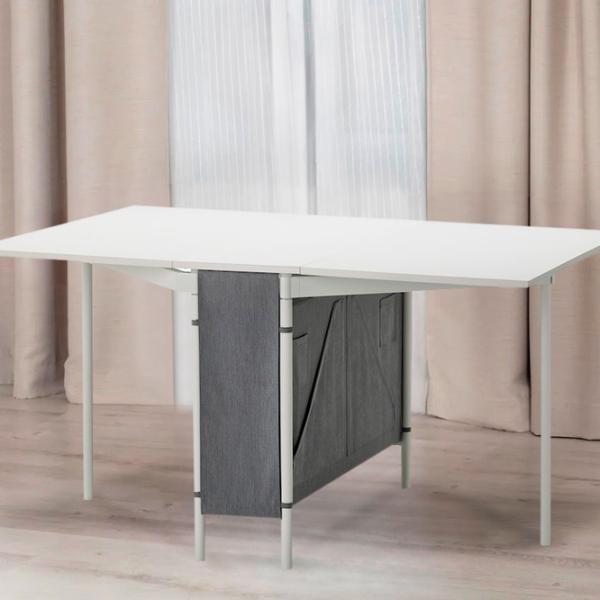 Masă de bucătărie extensibilă Ikea Kallhall PAL/ White photo 3