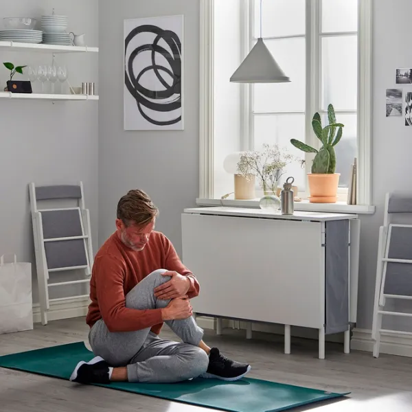 Masă de bucătărie extensibilă Ikea Kallhall PAL/ White photo 5