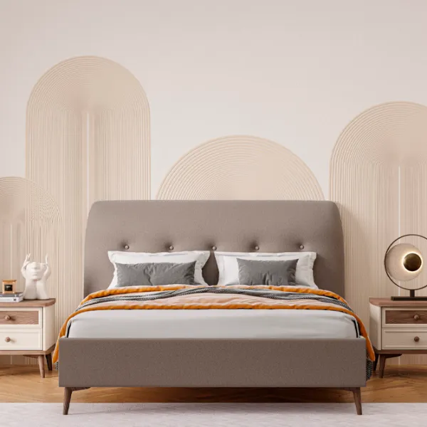 Кровать Dogtas Margo 180 x 200 см / ЛДСП / Серый photo 2