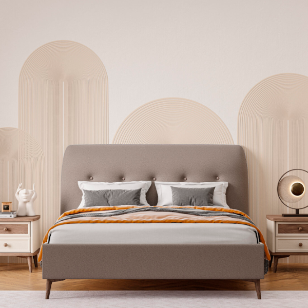 Кровать Dogtas Margo 180 x 200 см / ЛДСП / Серый photo 2