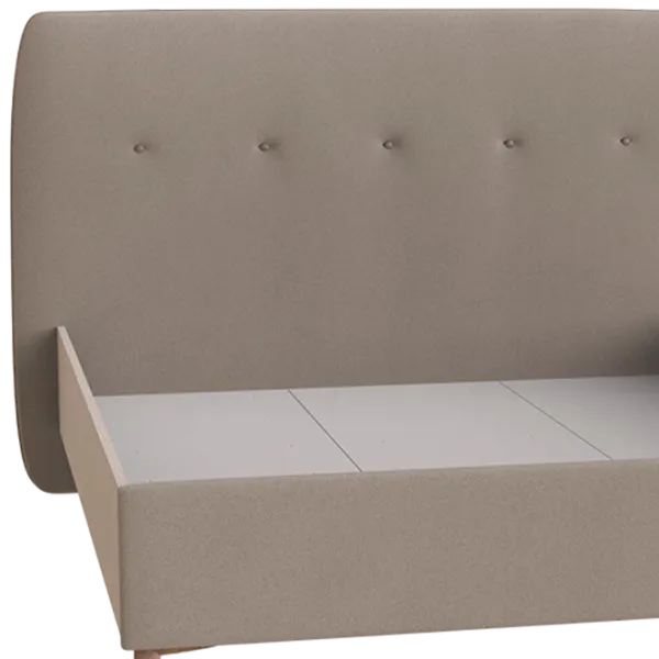 Кровать Dogtas Margo 180 x 200 см / ЛДСП / Серый photo 3