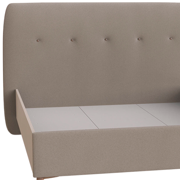 Кровать Dogtas Margo 180 x 200 см / ЛДСП / Серый photo 3