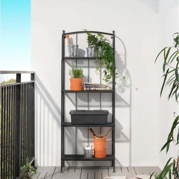 Etajeră Ikea Lacko Gray / Oțel photo 5