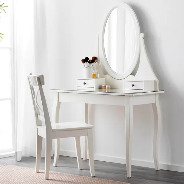 Masă de toaletă Ikea Hemnes PAL / White photo 3 Masă de toaletă Ikea Hemnes PAL / White photo 3