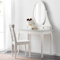 Туалетный столик Ikea Hemnes ЛДСП / White photo 3