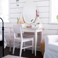 Туалетный столик Ikea Hemnes ЛДСП / White photo 4