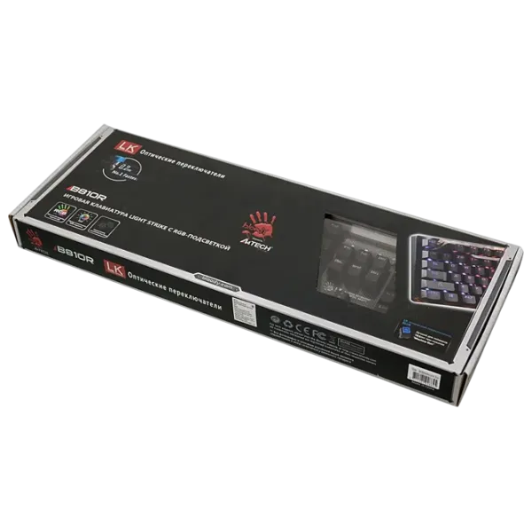 Tastatură A4Tech Bloody B810R NetBee Cu fir / Black photo 4
