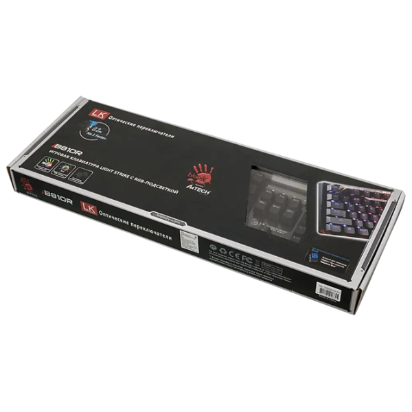 Tastatură A4Tech Bloody B810R NetBee Cu fir / Black photo 4