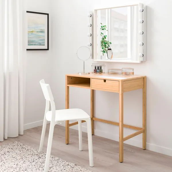 Туалетный столик Ikea Nordkisa  ЛДСП / Дуб Сонома photo 2 Туалетный столик Ikea Nordkisa  ЛДСП / Дуб Сонома photo 2