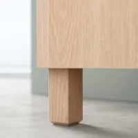 Etajeră Ikea Besta White Oak / Masiv photo 4