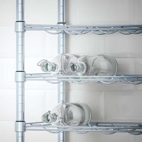 Стеллаж Ikea Omar  Нержавеющая сталь / Нержавеющая сталь photo 2