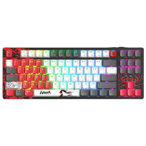 Клавиатура A4Tech Bloody WS87 Naraka Беспроводные / Черный photo 1