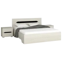 Кровать Marcel Prod Valencia 120 x 200 см / ЛДСП / Дуб Якорь Светлый