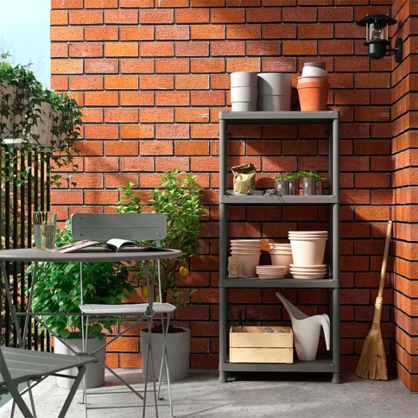 Etajeră Ikea Runmaro Dark Gray / Plastic photo 5