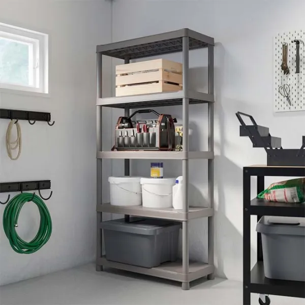 Etajeră Ikea Runmaro Dark Gray / Plastic photo 2