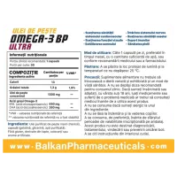 Vitamine și minerale Balkan Pharmaceuticals Omega 3 ULTRA (4840982012549) 30 photo 2