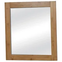 Oglindă Tendance Bamboo Lemn / Pătrată