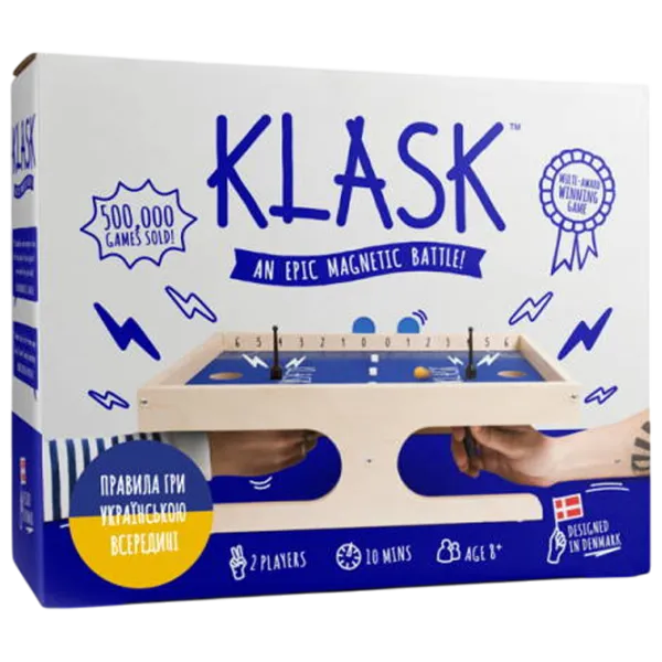 Joc de masă Lord of Boards Klask 8+/ Pentru viteză și reacție photo 1