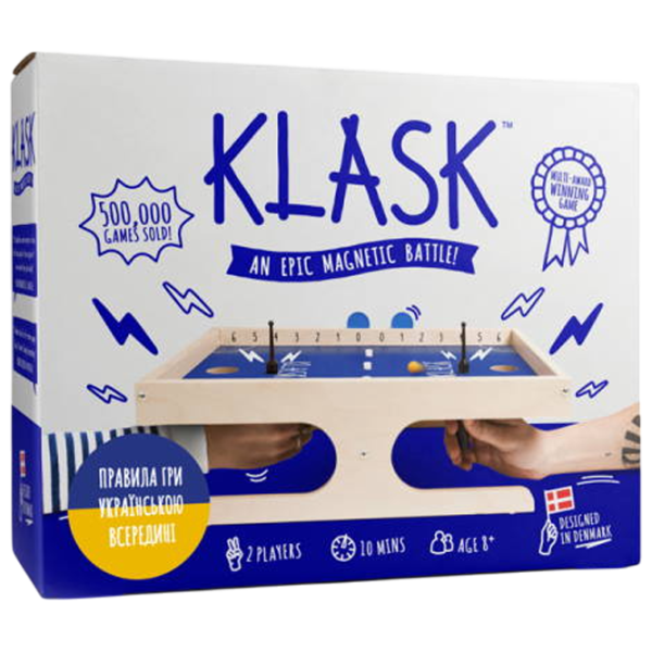 Joc de masă Lord of Boards Klask 8+/ Pentru viteză și reacție photo 1