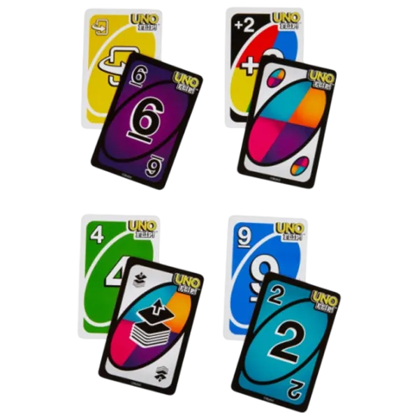 Настольная игра Mattel UNO Flip! 7+/ Uno photo 3 Настольная игра Mattel UNO Flip! 7+/ Uno photo 3