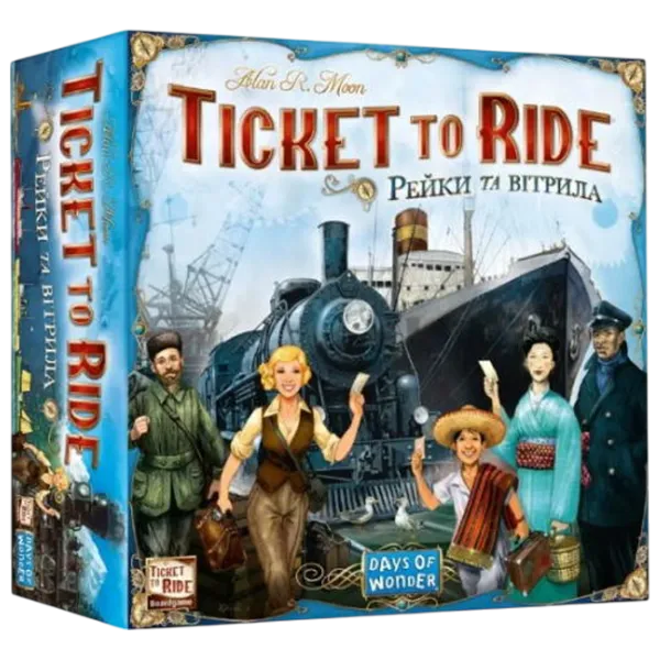Настольная игра Lord of Boards Ticket to Ride: Rails & Sails 10+/ Стратегия photo 1