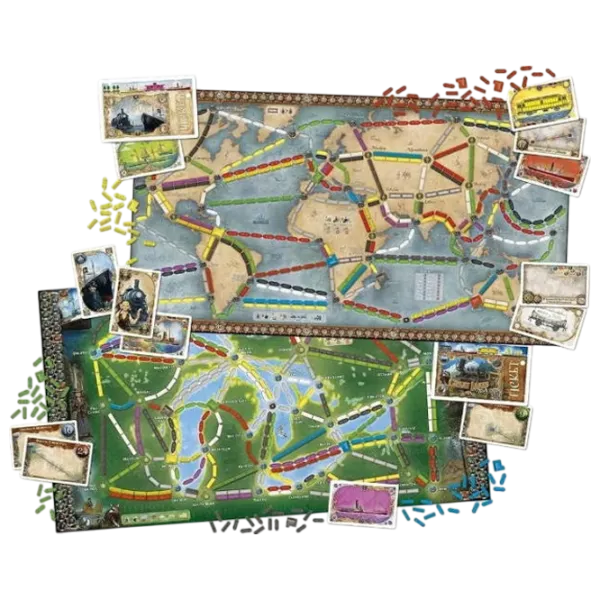 Настольная игра Lord of Boards Ticket to Ride: Rails & Sails 10+/ Стратегия photo 2