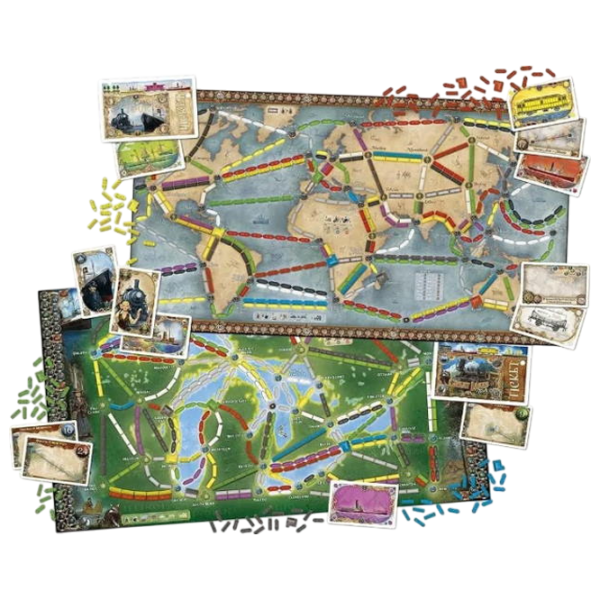 Настольная игра Lord of Boards Ticket to Ride: Rails & Sails 10+/ Стратегия photo 2