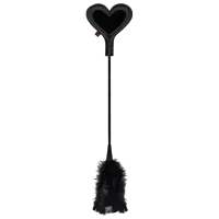 Плётка Obsessive Crop & Tickler Черный