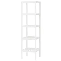 Стеллаж Ikea Muskan Массив / Белый