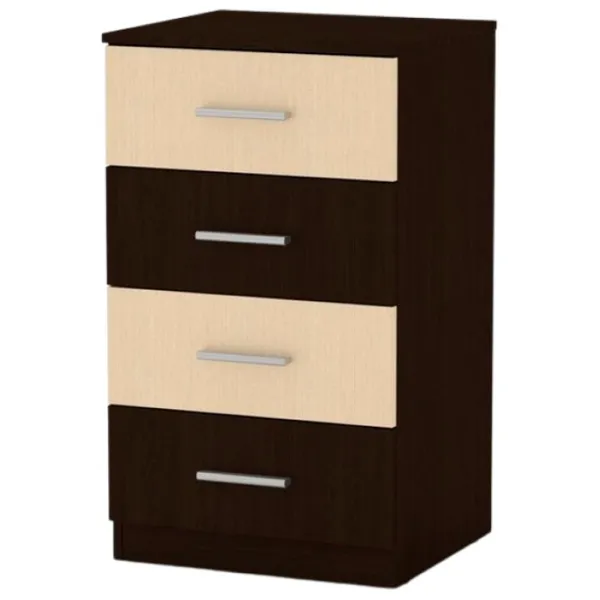 Comodă KompaniT 4А 84.9 x 49.3 x 44.8 / PAL / Wenge photo 1