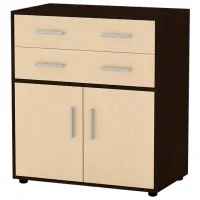 Comodă KompaniT 2+2 87.5 x 78.4 x 45 / LPAL / Wenge