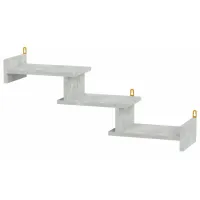 Полка KompaniT П-14 ЛДСП / Ателье Светлый