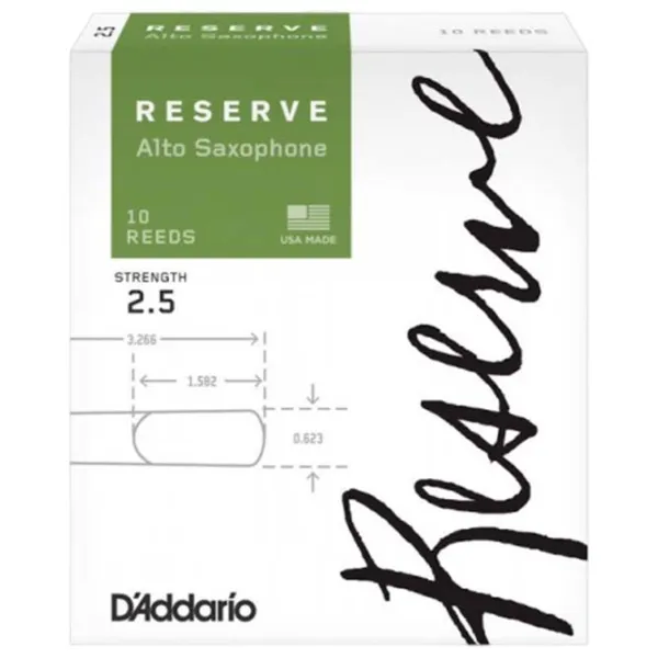 Трость D'Addario WOODWINDS RESERVE ALTO SAX 2,5 Wood / Дерево photo 1