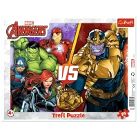 Puzzle Trefl The invincible Avenger's team 4+/ Numărul de piese: 25