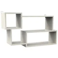 Полка ML-Mobila ML-2 ДСП / Дуб Крафт Белый