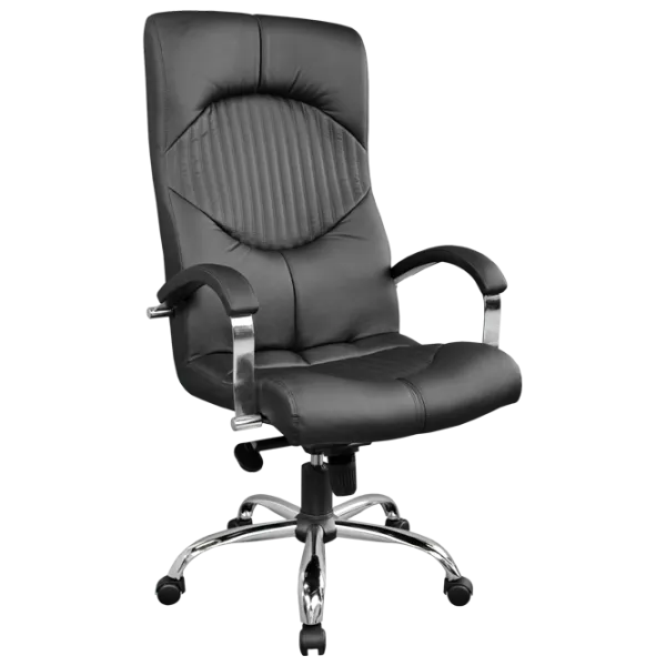 Офисное кресло DecoPrim Germes Искусственная кожа/ Черный Хром photo 1 Офисное кресло DecoPrim Germes Искусственная кожа/ Черный Хром photo 1