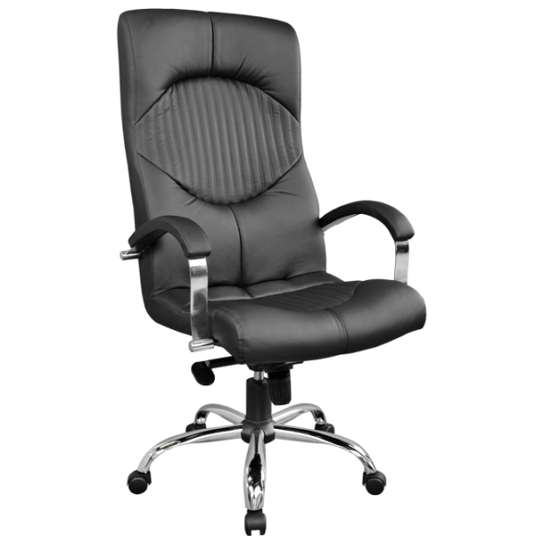 Офисное кресло DecoPrim Germes Искусственная кожа/ Черный Хром photo 1 Офисное кресло DecoPrim Germes Искусственная кожа/ Черный Хром photo 1