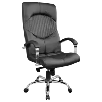 Офисное кресло DecoPrim Germes Искусственная кожа/ Черный Хром