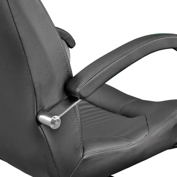 Офисное кресло DecoPrim Germes Искусственная кожа/ Черный Хром photo 5 Офисное кресло DecoPrim Germes Искусственная кожа/ Черный Хром photo 5
