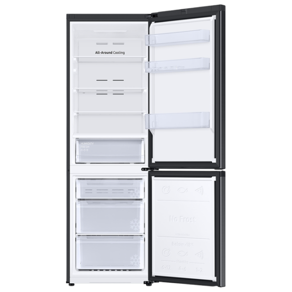 Frigider Samsung RB34C600EBN/EF cu congelator jos 344 l / 185.3 cm / Black photo 5